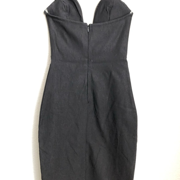 Pink Society Solemio black strapless dress small - Picture 4 of 7